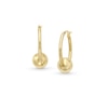 Thumbnail Image 1 of Hollow Ball Bead 22.0mm Hoop Earrings in 14K Gold