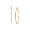 Thumbnail Image 1 of Hollow Rope-Textured Large Hoop Earrings in 14K Gold