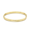 Thumbnail Image 1 of Hollow Diamond-Cut Bangle Bracelet in 14K Gold