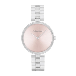 Ladies’ Calvin Klein Minimal Watch with Pink Dial (Model: 25100015)