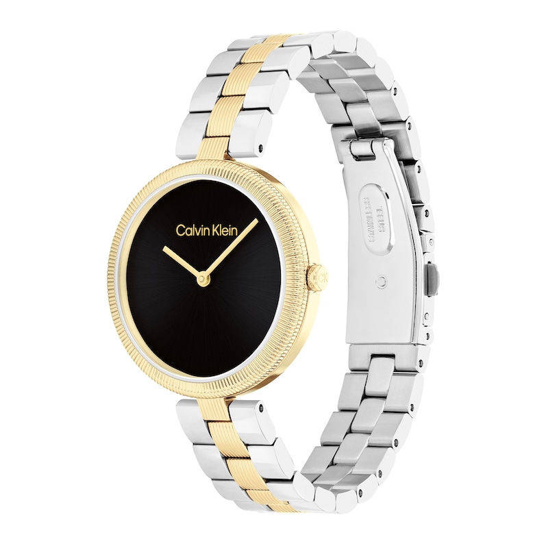 Main Image 2 of Ladies’ Calvin Klein Minimal Watch with Black Dial (Model: 25100012)