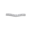 Thumbnail Image 3 of 1/3 CT. T.W. Diamond Vintage-Style Contour Anniversary Band in 14K White Gold