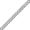 Thumbnail Image 1 of 1/4 CT. T.W. Diamond Miracle Adjustable Chain Bracelet in Sterling Silver - 9&quot;