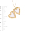 Thumbnail Image 3 of Heart Locket Pendant in 10K Gold - 18”