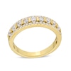 Thumbnail Image 1 of 3/4 CT. T.W. Diamond Channel-Set Triple Row Anniversary Band in 14K Gold