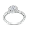 Thumbnail Image 1 of 1 CT. T.W. Diamond Frame Engagement Ring in 14K White Gold