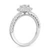 Thumbnail Image 3 of 1 CT. T.W. Diamond Frame Engagement Ring in 14K White Gold