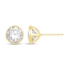 Thumbnail Image 1 of 2 CT. T.W. Certified Lab-Created Diamond Bezel-Set Solitaire Stud Earrings in 14K Gold (F/SI2)