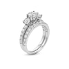 Thumbnail Image 2 of 1-1/2 CT. T.W. Diamond Past Present Future® Miracle Bridal Set in 14K White Gold