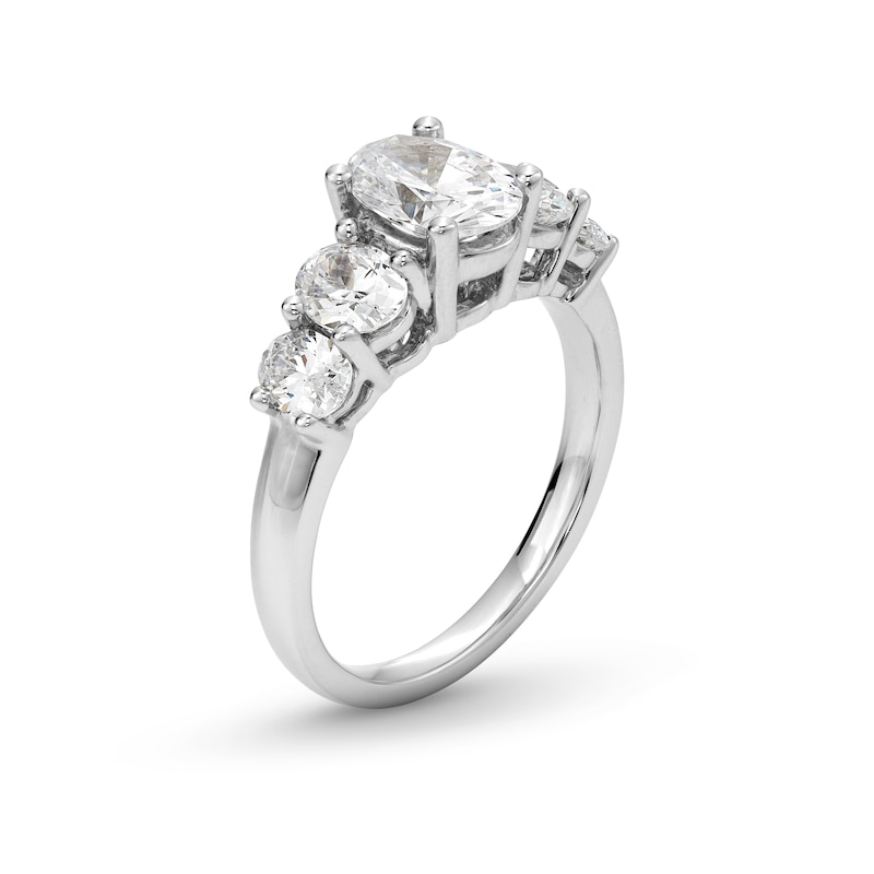 Main Image 3 of 2 CT. T.W. Multi-Shaped Certified Lab-Created Diamond Engagement Ring in 14K Gold (F/VS2)