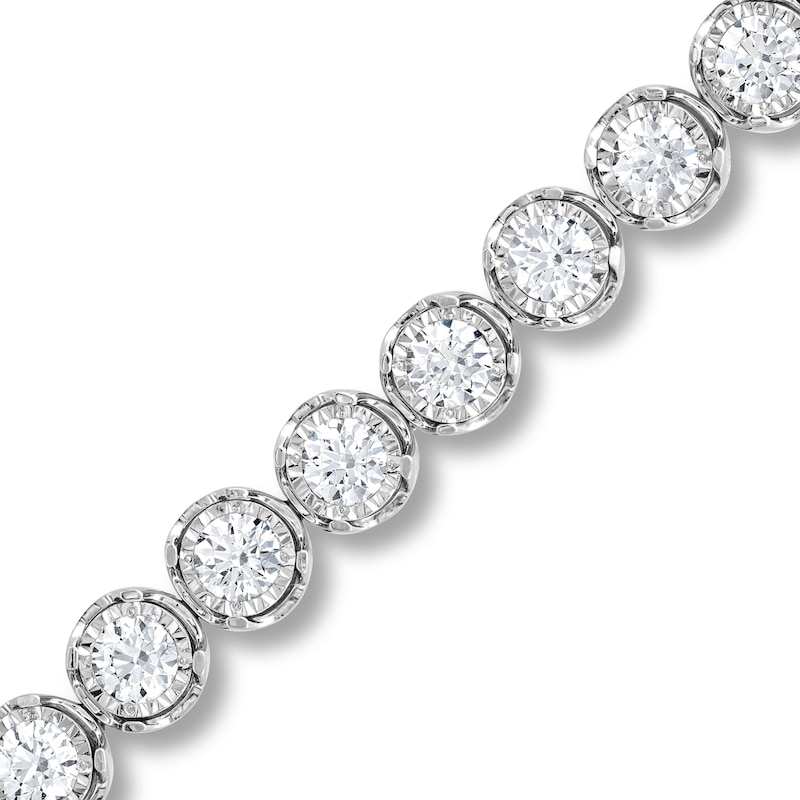 Main Image 1 of 3 CT. T.W. Certified Lab-Created Diamond Miracle Tennis Bracelet in 10K White Gold (I/SI2)