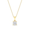 Thumbnail Image 1 of 3/4 CT. Certified Lab-Created Diamond Solitaire Pendant in 14K Gold (I/SI2)