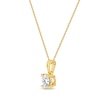 Thumbnail Image 2 of 3/4 CT. Certified Lab-Created Diamond Solitaire Pendant in 14K Gold (I/SI2)