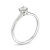 Thumbnail Image 3 of 1/4 CT. Diamond Miracle Solitaire Ring in 14K White Gold