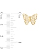 Thumbnail Image 5 of Filigree Butterfly Pendant and Stud Earrings Gift Set in 10K Gold