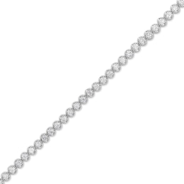 3 CT. T.W. Certified Lab-Created Diamond Tennis Bracelet in 10K White Gold (F/SI2) - 7.25&quot;