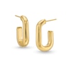 Thumbnail Image 1 of J-Hoop Earrings in Hollow 14K Gold