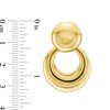 Thumbnail Image 3 of Open Circle Drop Earrings in Hollow 14K Gold