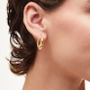 Thumbnail Image 1 of Graduated Hoop Earrings in Hollow 14K Gold