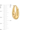 Thumbnail Image 2 of Graduated Hoop Earrings in Hollow 14K Gold