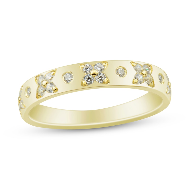 Main Image 1 of 1/4 CT. T.W. Diamond Art Deco Anniversary Band in 14K Gold