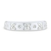 Thumbnail Image 1 of 1/4 CT. T.W. Diamond Art Deco Anniversary Band in 14K White Gold