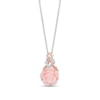 Thumbnail Image 1 of Collector’s Edition Enchanted Disney Sleeping Beauty 65th Anniversary Flower Pendant in Sterling Silver and Rose Gold