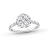 Thumbnail Image 1 of 1 CT. T.W. Multi-Diamond Engagement Ring in 10K White Gold