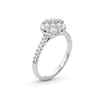 Thumbnail Image 3 of 1 CT. T.W. Multi-Diamond Engagement Ring in 10K White Gold