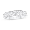 Thumbnail Image 1 of 1 CT. T.W. Diamond Miracle Five Stone Anniversary Band in 10K White Gold