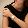 Thumbnail Image 4 of Ladies’ Fossil Scarlette Gold-Tone IP Watch with Gold-Tone Dial and Coin-Edge Bezel (Model: ES5299)