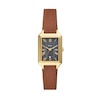 Thumbnail Image 1 of Ladies’ Fossil Raquel Gold-Tone IP Watch with Rectangular Grey Dial (Model: ES5303)