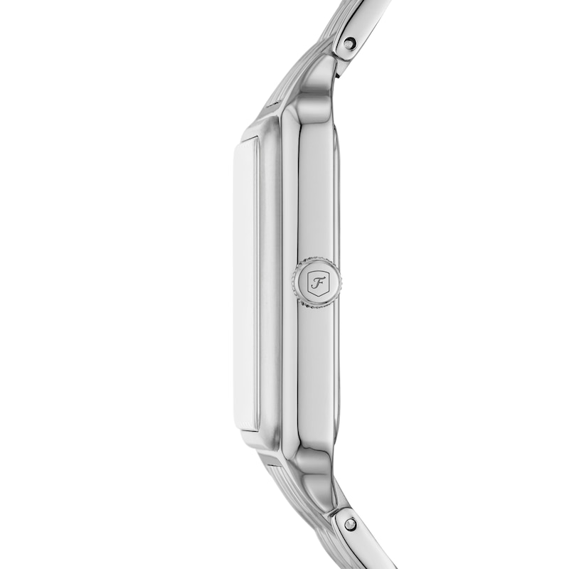 Main Image 3 of Ladies’ Fossil Raquel Crystal Accent Watch with Rectangular Mother-of-Pearl Dial (Model: ES5306)