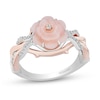 Thumbnail Image 1 of Collector’s Edition Enchanted Disney Sleeping Beauty 65th Anniversary Flower Ring in Sterling Silver and 10K Rose Gold