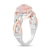 Thumbnail Image 2 of Collector’s Edition Enchanted Disney Sleeping Beauty 65th Anniversary Flower Ring in Sterling Silver and 10K Rose Gold