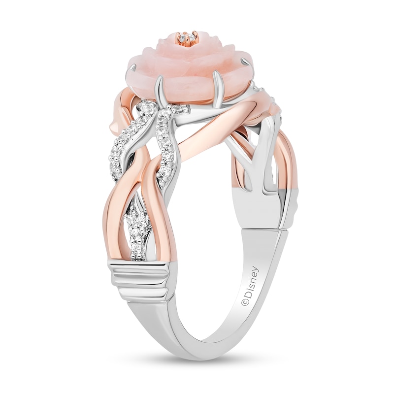 Main Image 2 of Collector’s Edition Enchanted Disney Sleeping Beauty 65th Anniversary Flower Ring in Sterling Silver and 10K Rose Gold