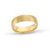 Thumbnail Image 1 of 6.0mm Satin Wedding Band in 14K Gold - Size 10