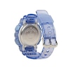 Thumbnail Image 1 of Ladies' Casio G-Shock S Series Clear Periwinkle Resin Watch with Silver-Tone Dial (Model: GMAS110VW-6A)