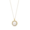 Thumbnail Image 1 of 14.0mm Cultured Mabe Pearl Bezel-Set Solitaire Pendant in 10K Gold