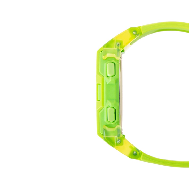 Main Image 3 of Men’s Casio G-Shock Classic Neon Green Resin Digital Watch with Step Tracker and Green Dial (Model: GDB500S-3)