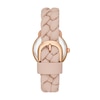 Thumbnail Image 2 of Ladies' Kate Spade Lily Avenue Rose-Tone IP Braided Leather Strap Watch with Mother-of Pearl Dial (Model: KSW1821)