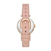 Thumbnail Image 2 of Ladies' Kate Spade Holland Crystal Accent Flower Rose-Tone IP Leather Strap Watch with White Dial (Model: KSW1825)