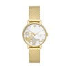 Thumbnail Image 0 of Ladies' Kate Spade Metro Gold-Tone IP Mesh Watch with Mother-of Pearl Motif Dial (Model: KSW1827)