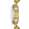 Thumbnail Image 3 of Ladies' Kate Spade Monroe Crystal Accent Gold-Tone IP Flower Bangle Watch with Mother-of-Pearl Dial (Model: KSW1828)