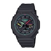 Thumbnail Image 1 of Men’s Casio G-Shock Classic Solar-Powered Black Resin Watch with Multi-Color Accents (Model: GAB2100MF-1A)