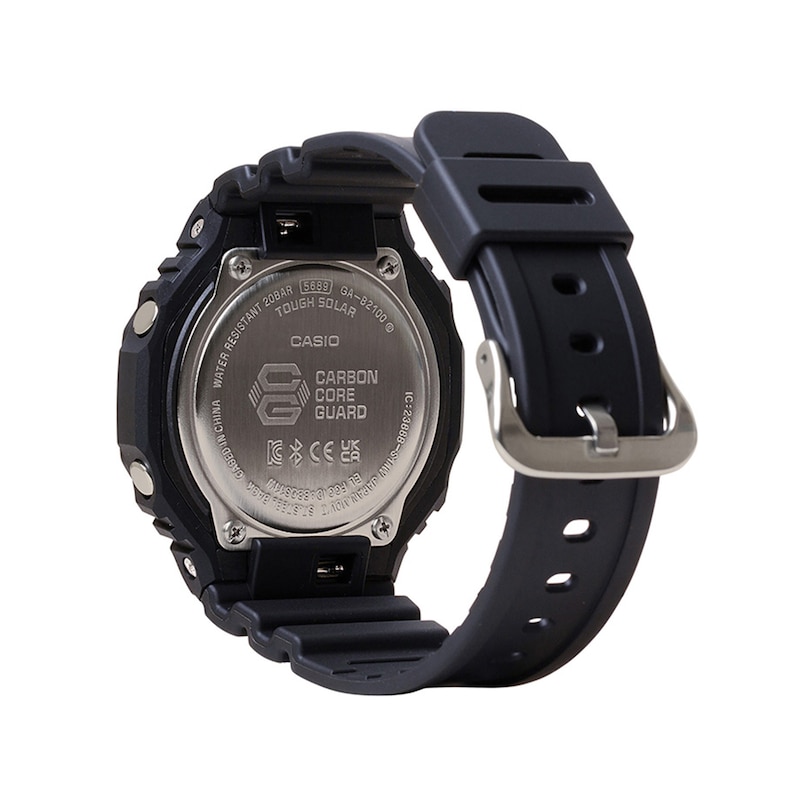 Main Image 2 of Men’s Casio G-Shock Classic Solar-Powered Black Resin Watch with Multi-Color Accents (Model: GAB2100MF-1A)