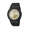 Thumbnail Image 1 of Ladies’ Casio G-Shock Black Resin Analog Digital Watch with Silver- to Gold-Tone Dial (Model: GMAP2100SG1A)