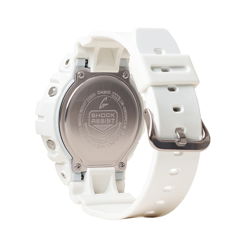 Main Image 2 of Men’s Casio G-Shock Classic White Resin Digital Watch with Retro-Colour Dial (Model: DW6900RCS-7)