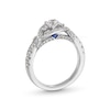 Thumbnail Image 2 of Vera Wang Love Collection 1 CT. T.W. Diamond Twist Buckle Frame Engagement Ring in 14K White Gold