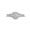 Thumbnail Image 3 of Vera Wang Love Collection 1 CT. T.W. Diamond Twist Buckle Frame Engagement Ring in 14K White Gold